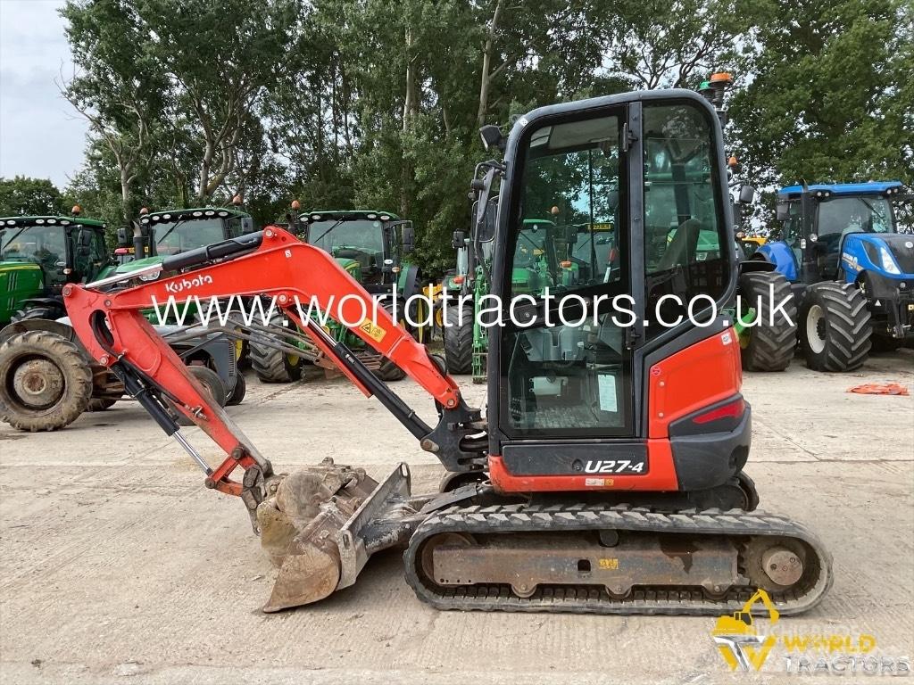 Kubota U 27-4 Mini ekskavatoriai < 7 t