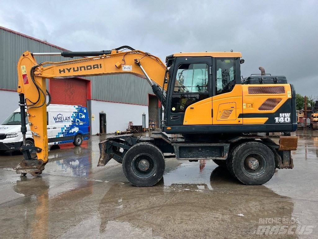Hyundai HW140 Ratiniai ekskavatoriai