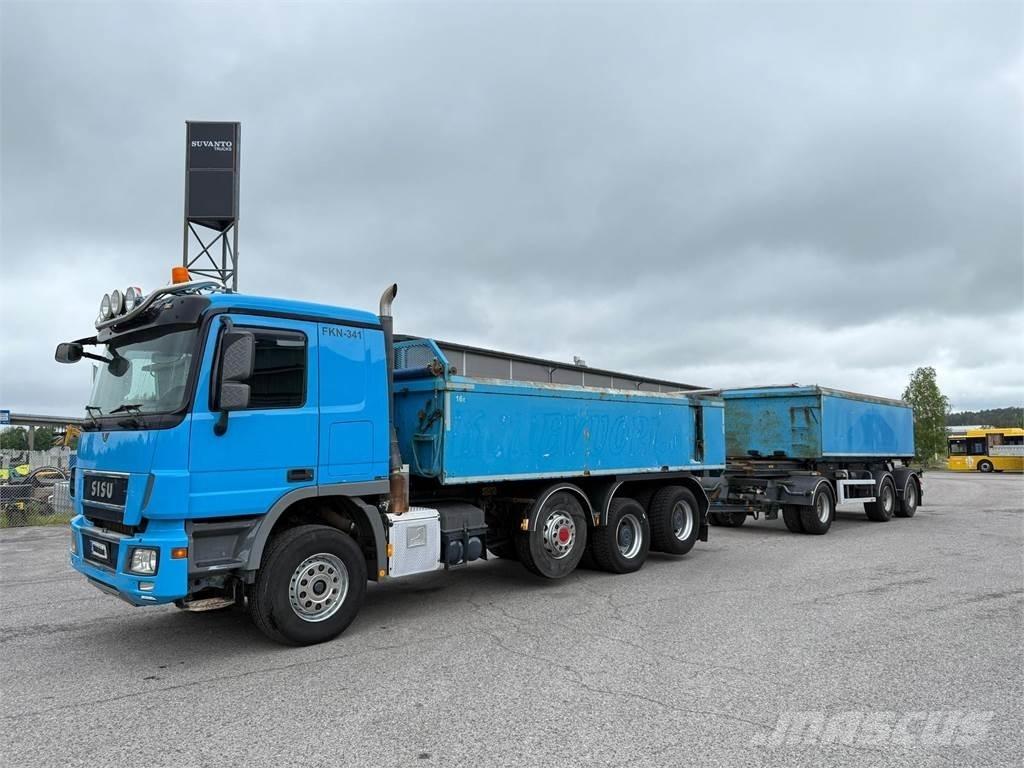 Sisu DK12M 8X4 Savivarčių priekabų vilkikai