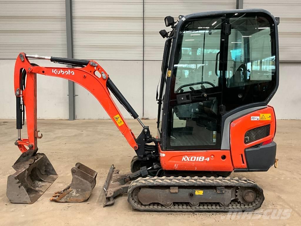Kubota KX 018-4 Mini ekskavatoriai < 7 t