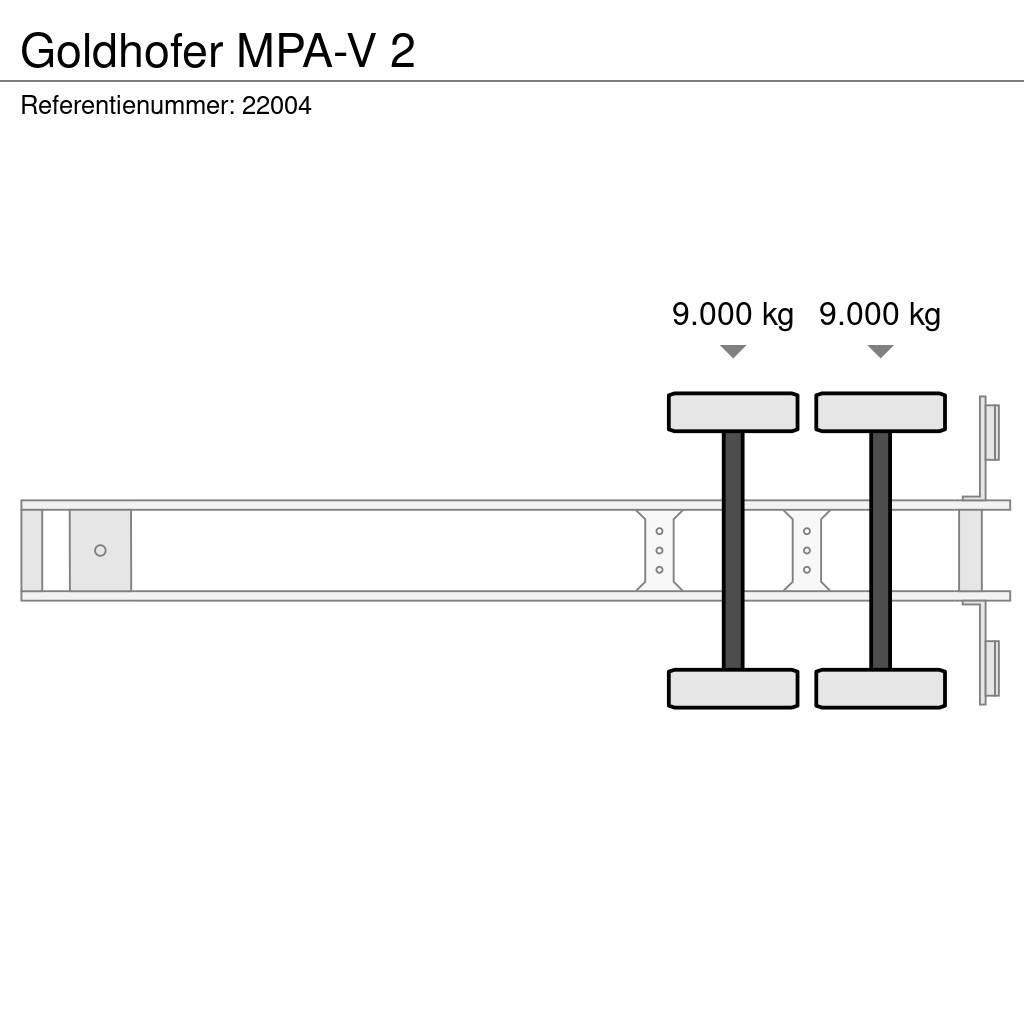 Goldhofer MPA-V 2 Žemo iškrovimo puspriekabės