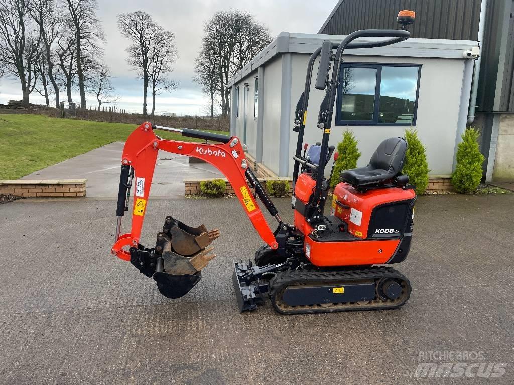 Kubota K008-5 Mini ekskavatoriai < 7 t