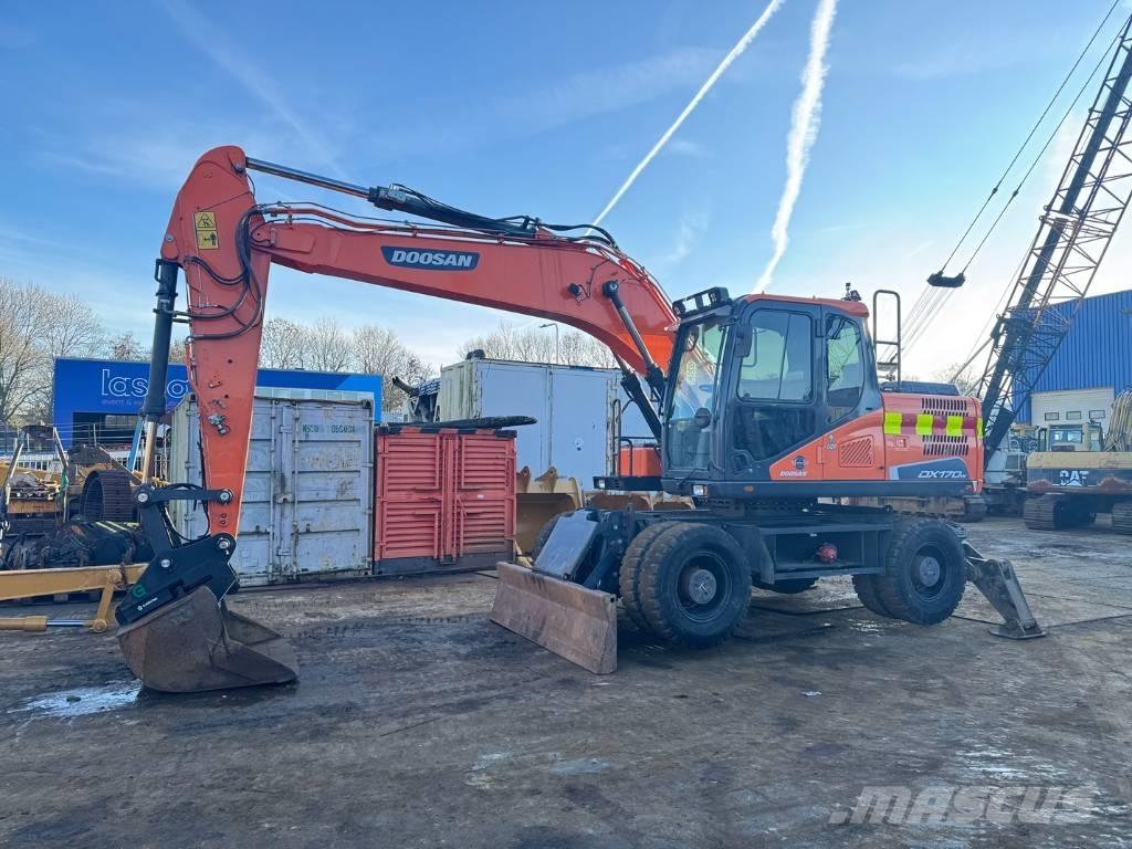 Doosan DX 170 W - 5 Ratiniai ekskavatoriai