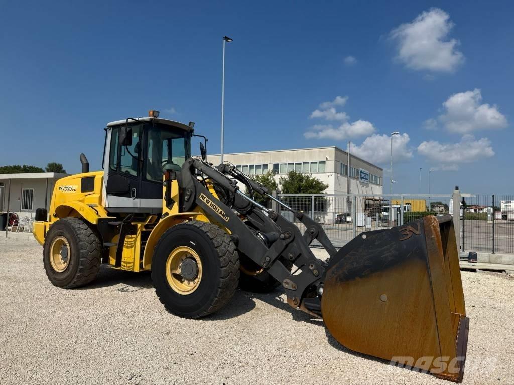 New Holland W 170 TC Naudoti ratiniai krautuvai
