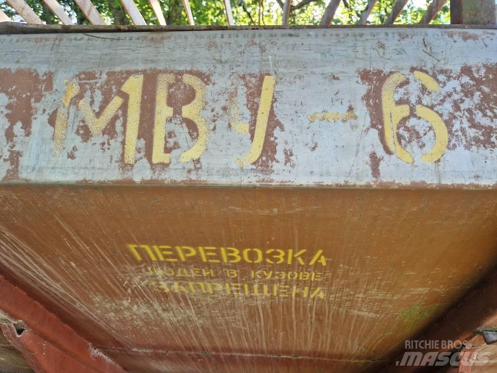  MBY-6 Mineralinių trąšų barstytuvai