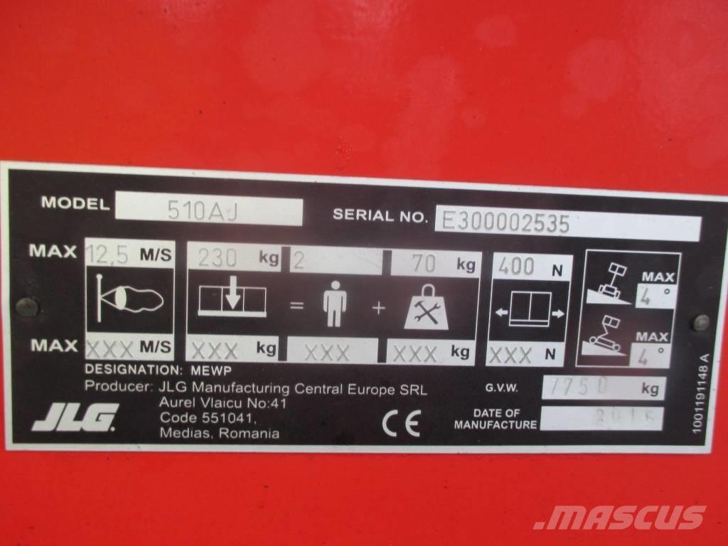 JLG 510 AJ Alkūniniai keltuvai