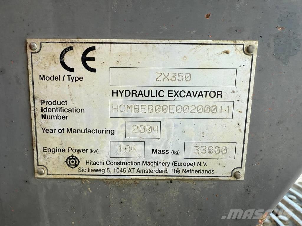 Hitachi ZX 350 Vikšriniai ekskavatoriai