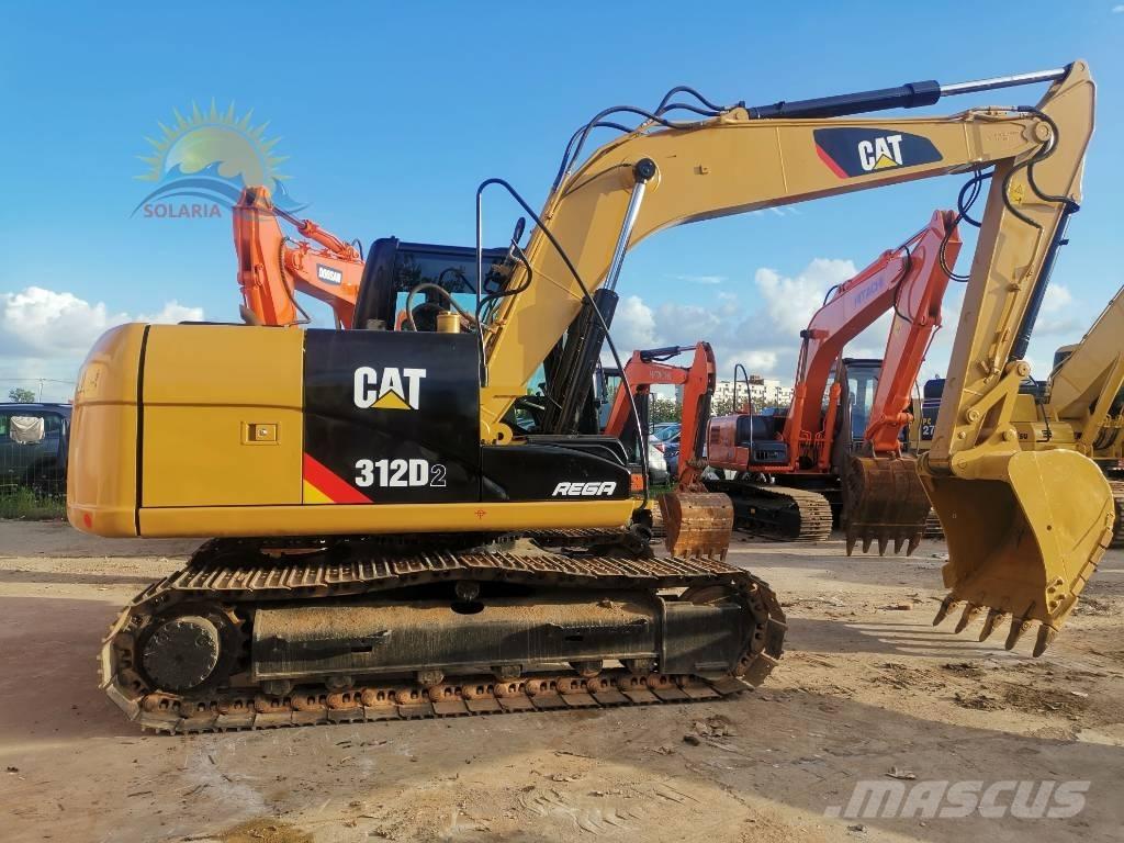 CAT 312 D Vikšriniai ekskavatoriai