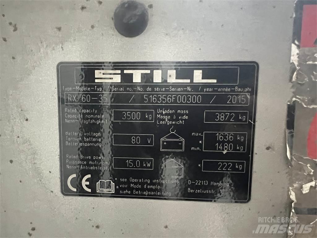 Still RX60-35 Elektriniai šakiniai krautuvai