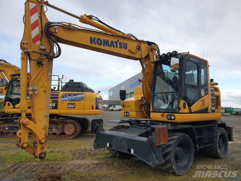 Komatsu PW148-11EO Ratiniai ekskavatoriai