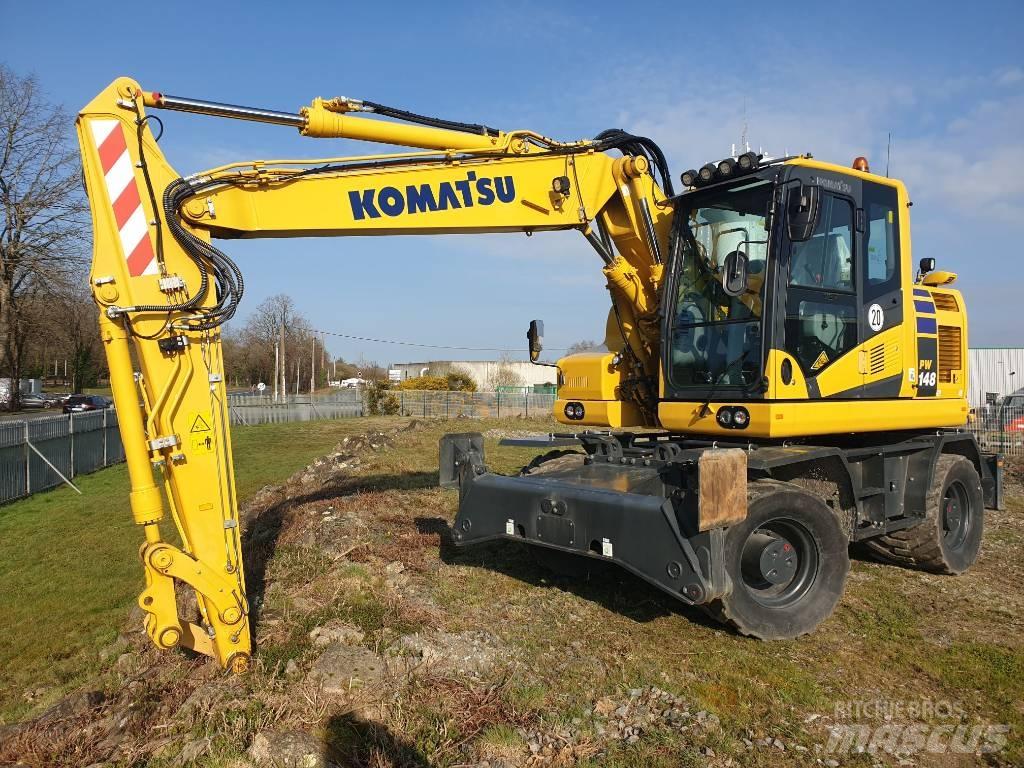 Komatsu PW148-11EO Ratiniai ekskavatoriai