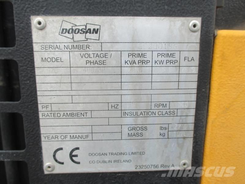 Doosan G 20 Dyzeliniai generatoriai