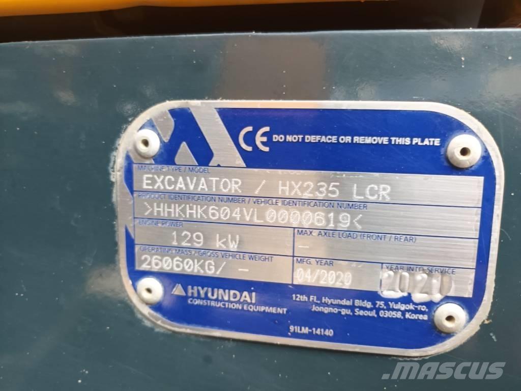 Hyundai HX 235 LCR Vikšriniai ekskavatoriai