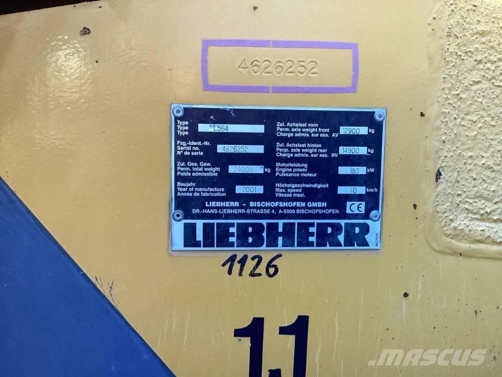 Liebherr L 564 Naudoti ratiniai krautuvai