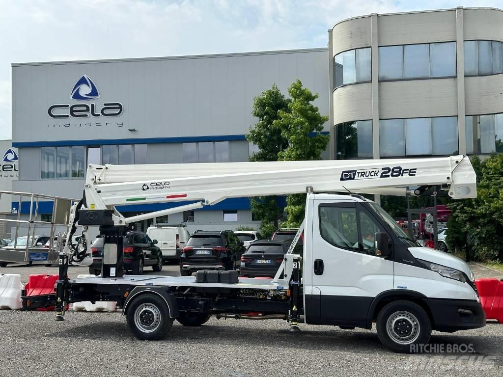 Cela DT 28 truck FE Ant vilkikų montuojamos kėlimo platformos