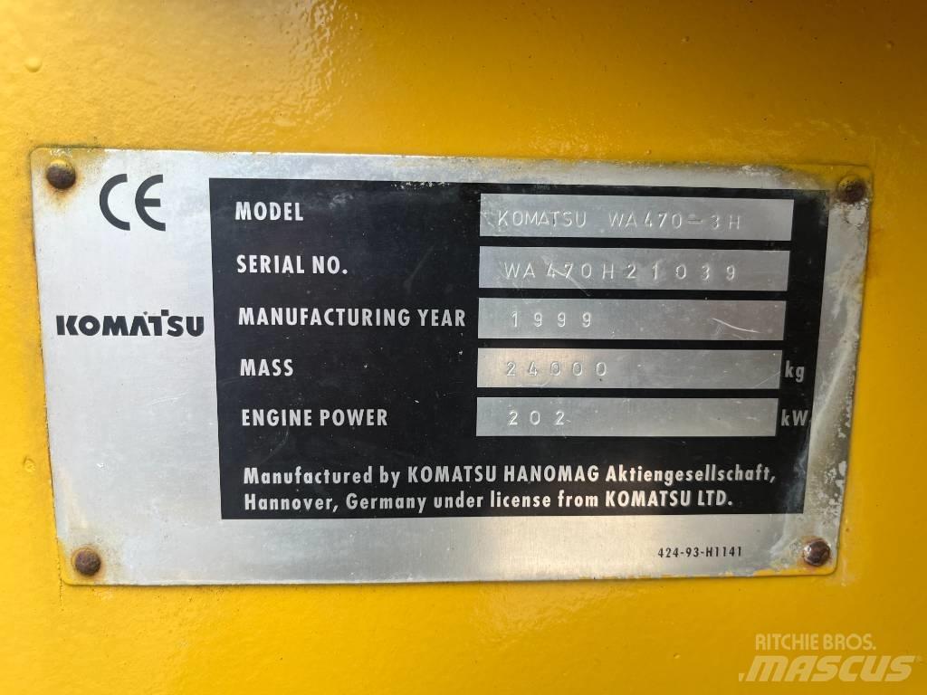 Komatsu WA 470-3H Naudoti ratiniai krautuvai
