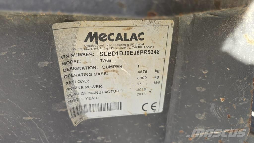 Mecalac TA 6 S Karjeriniai savivarčiai