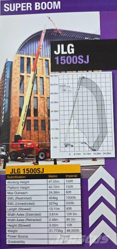 JLG 1500 SJ Teleskopiniai keltuvai