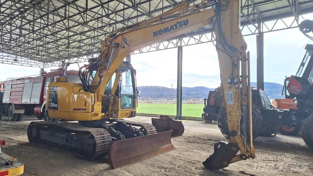 Komatsu PC 138US-8 Vikšriniai ekskavatoriai