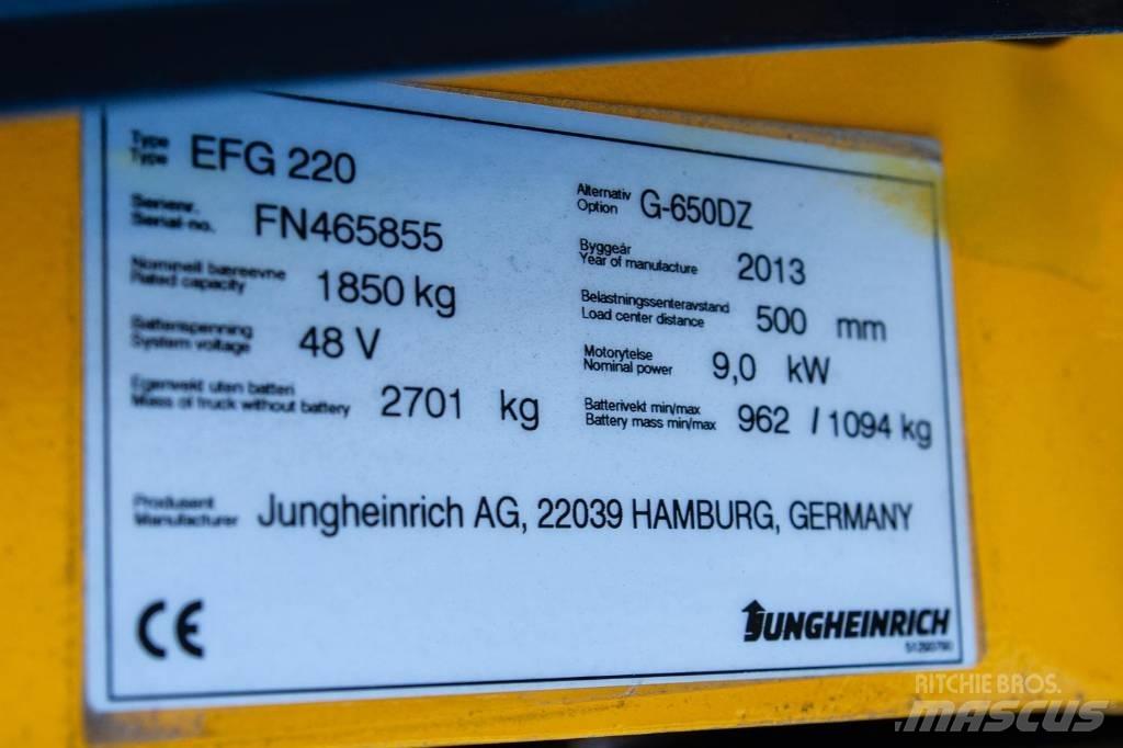 Jungheinrich EFG 220 Elektriniai šakiniai krautuvai