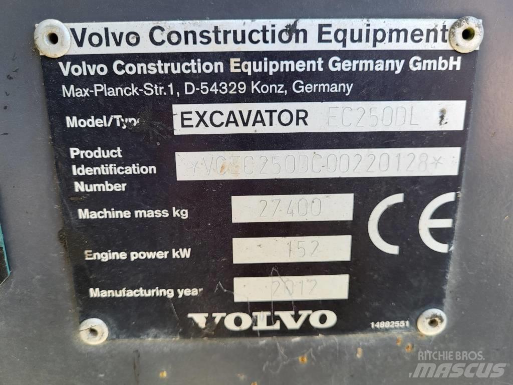 Volvo EC 250 D L Vikšriniai ekskavatoriai