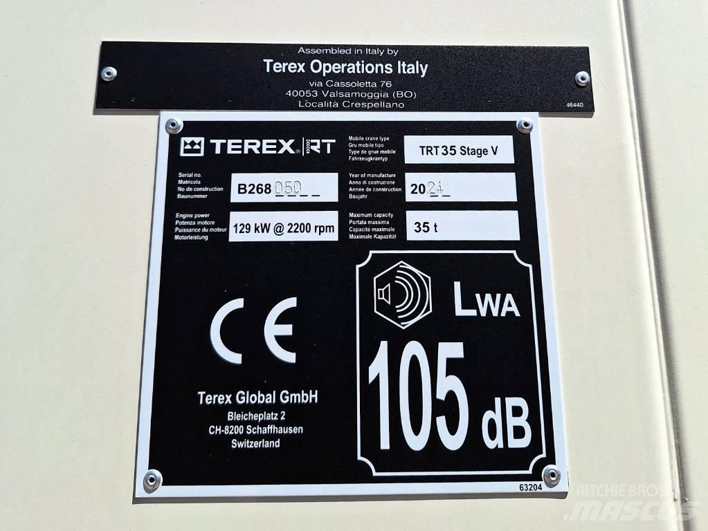 Terex TRT 35 Neapdoroto reljefo kranai