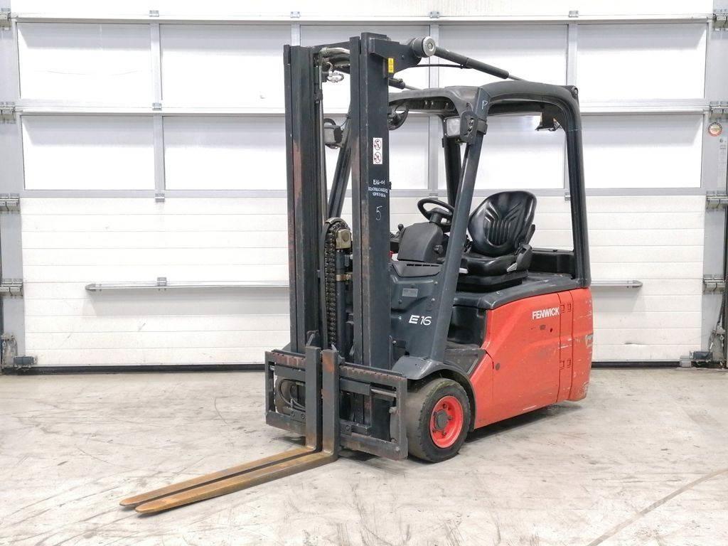 Linde E16 Elektriniai šakiniai krautuvai