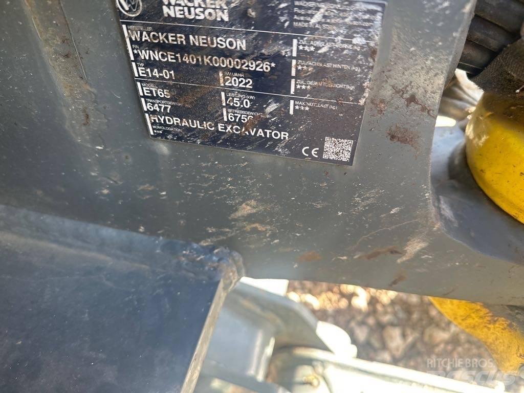 Wacker Neuson ET65 Vikšriniai ekskavatoriai