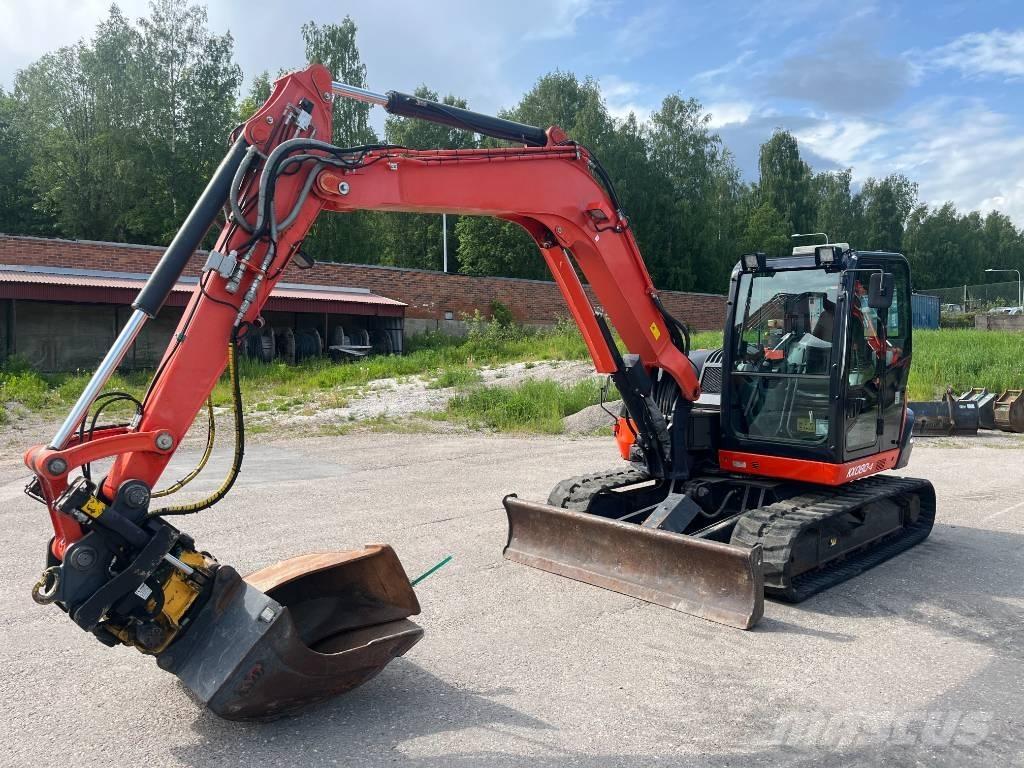Kubota KX 080 Vidutinės galios ekskavatoriai 7-12 t
