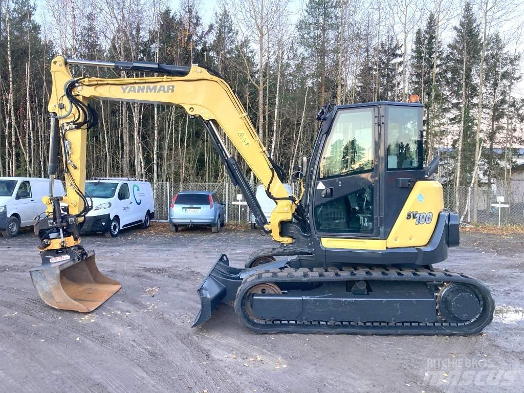 Yanmar SV 100-2A Vidutinės galios ekskavatoriai 7-12 t