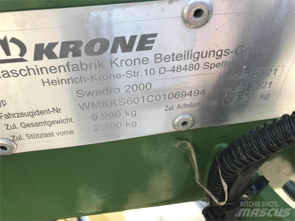 Krone Swadro 2000 Pradalges formuojantys padargai
