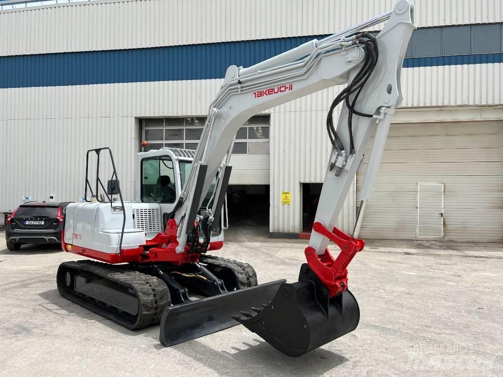Takeuchi TB175 Vidutinės galios ekskavatoriai 7-12 t