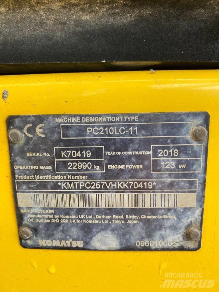 Komatsu PC 210 LC Vikšriniai ekskavatoriai