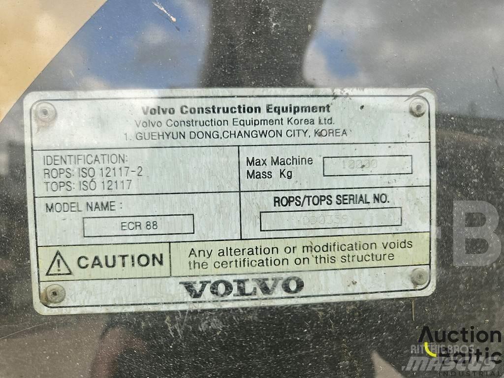 Volvo ECR 88 Vidutinės galios ekskavatoriai 7-12 t