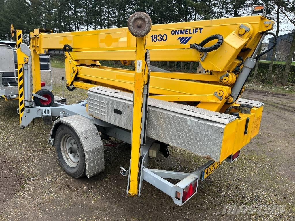 Omme 1830 EXB Ant priekabų montuojamos kėlimo platformos