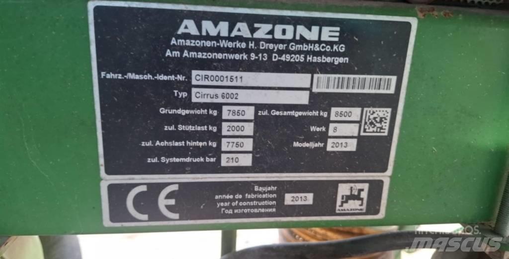 Amazone Cirrus 6002 Sėjimo technika