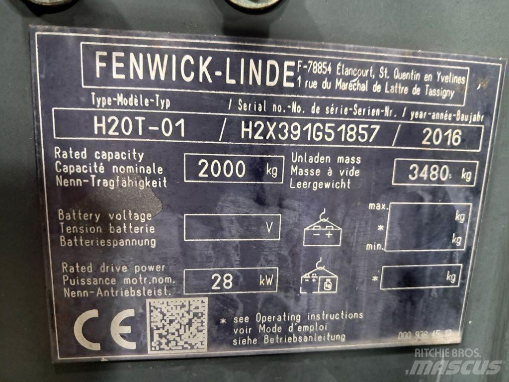 Linde H20T-01 LPG (dujiniai) krautuvai
