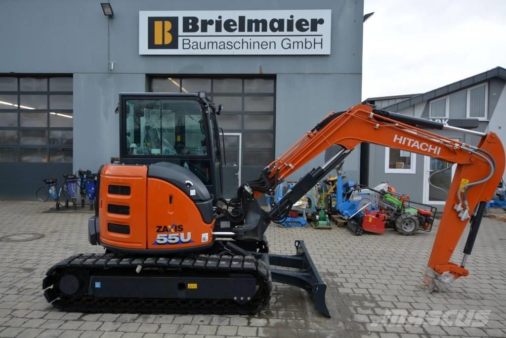 Hitachi ZX 55 U-6P Mini ekskavatoriai < 7 t