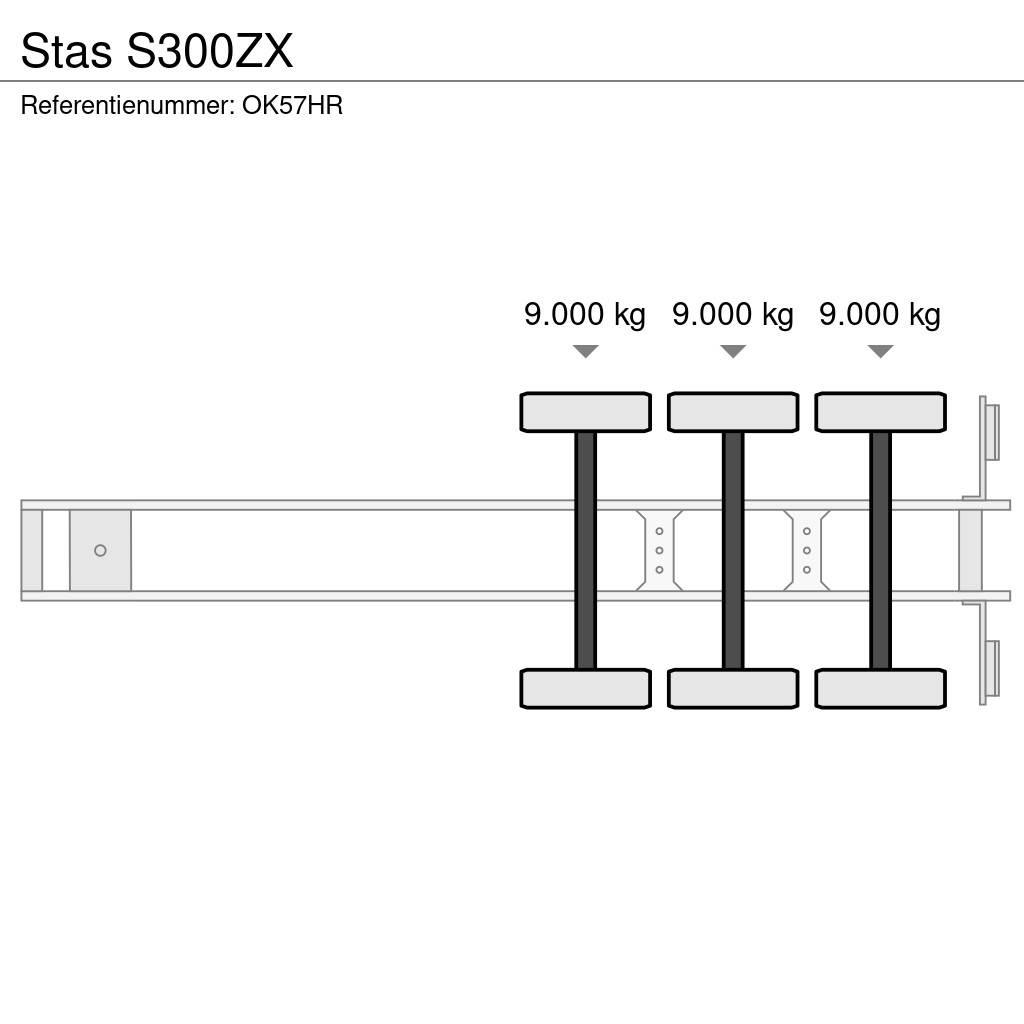 Stas S300ZX Puspriekabės su grindimis