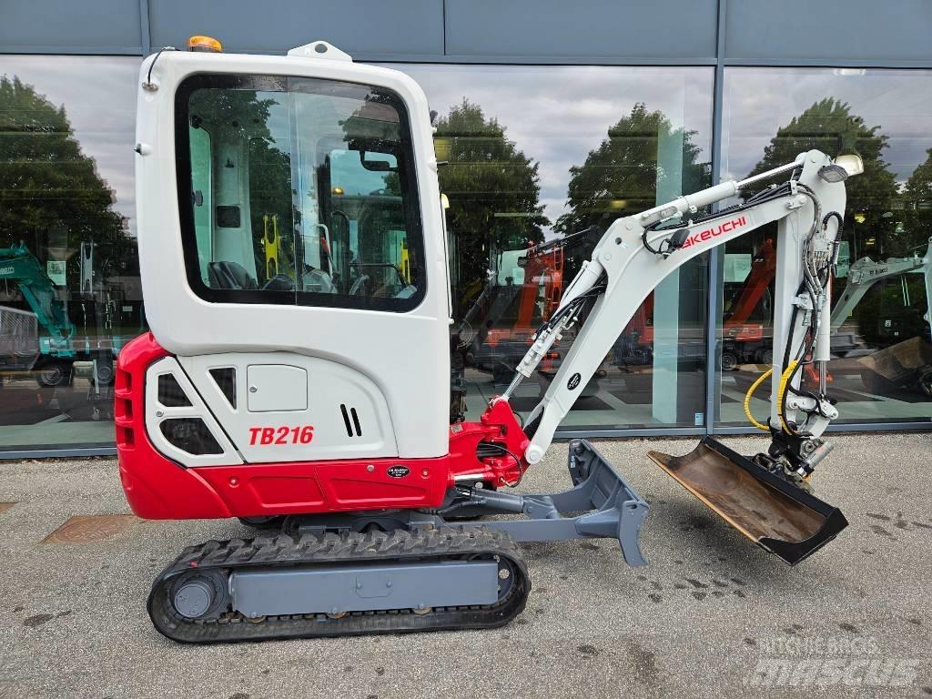 Takeuchi TB 216 Mini ekskavatoriai < 7 t
