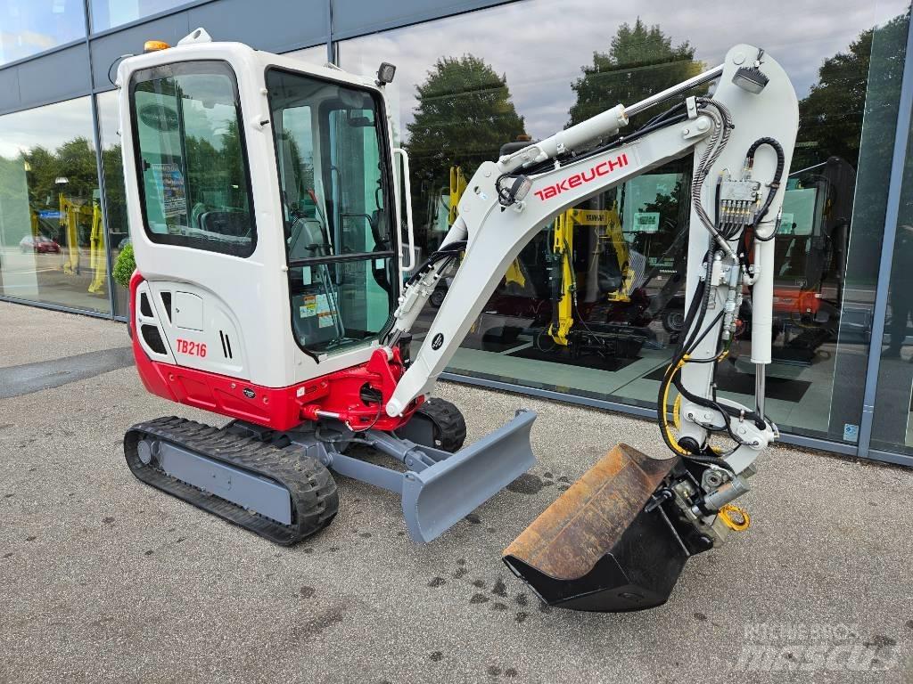 Takeuchi TB 216 Mini ekskavatoriai < 7 t