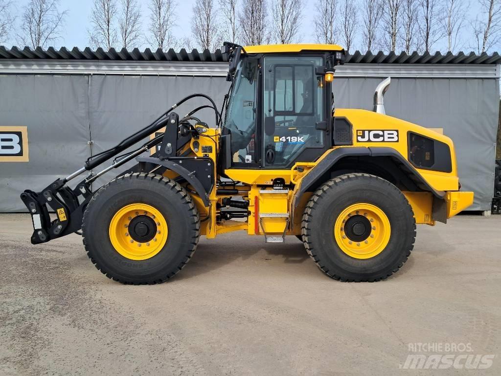 JCB 419S Naudoti ratiniai krautuvai
