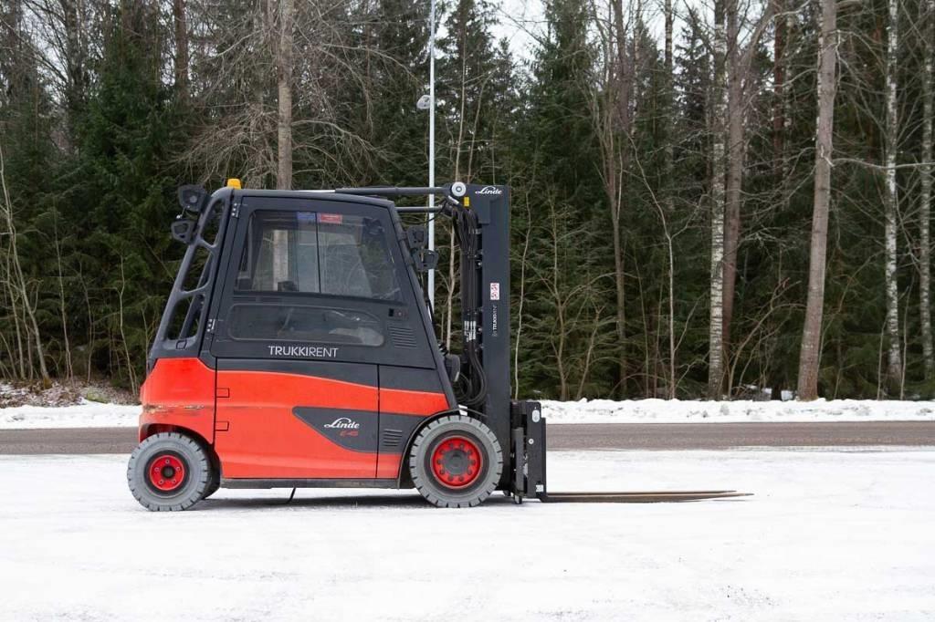 Linde E 45 Elektriniai šakiniai krautuvai