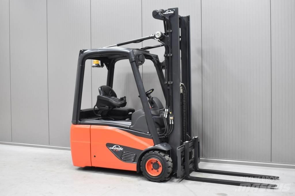 Linde E 18 - 02 Elektriniai šakiniai krautuvai