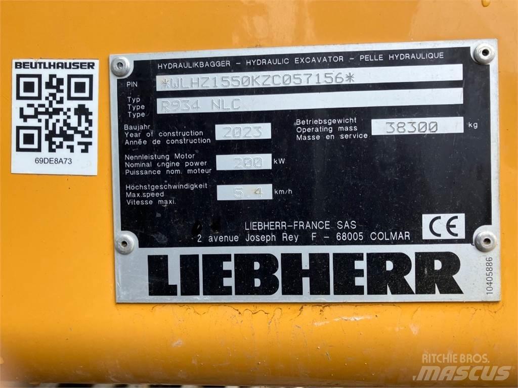 Liebherr R934 Vikšriniai ekskavatoriai