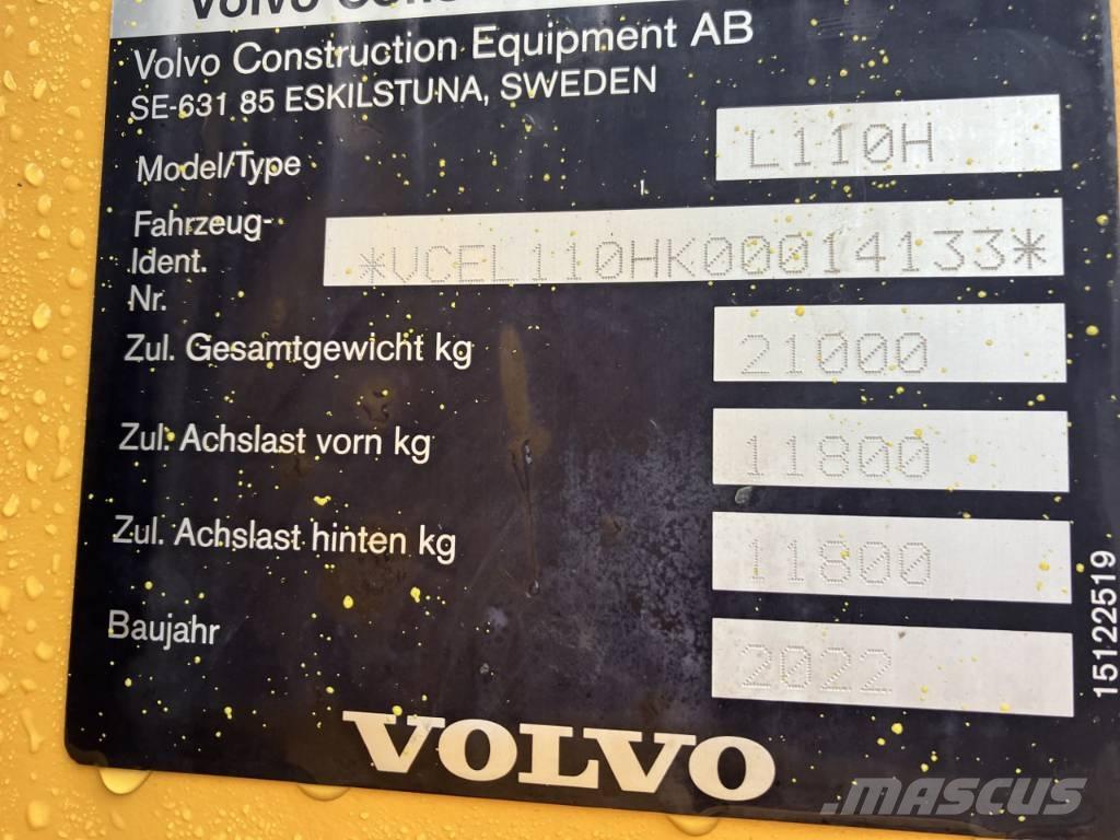 Volvo L 110 H Naudoti ratiniai krautuvai
