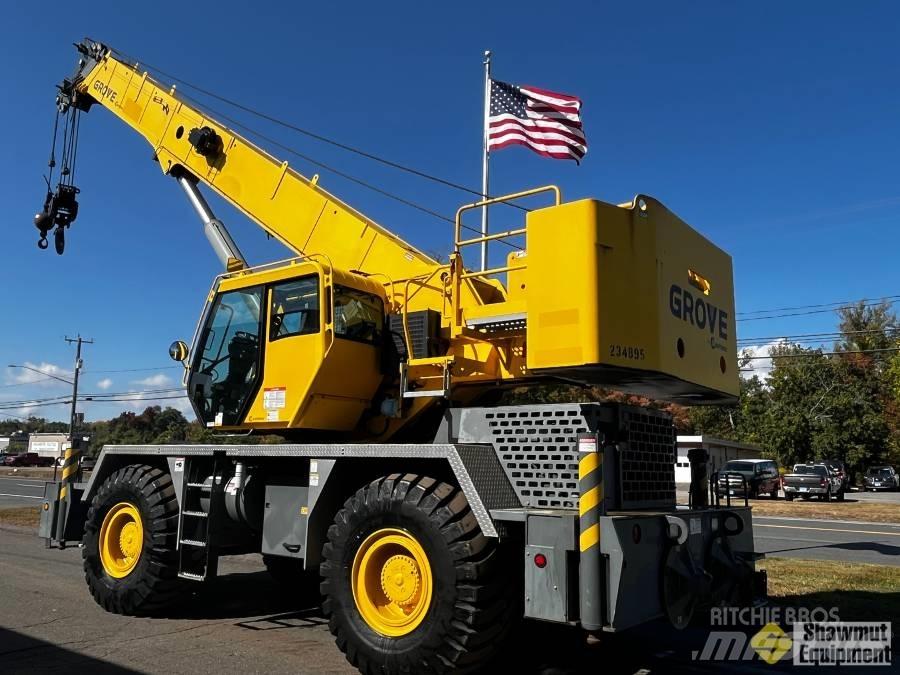 Grove RT 650 E Neapdoroto reljefo kranai