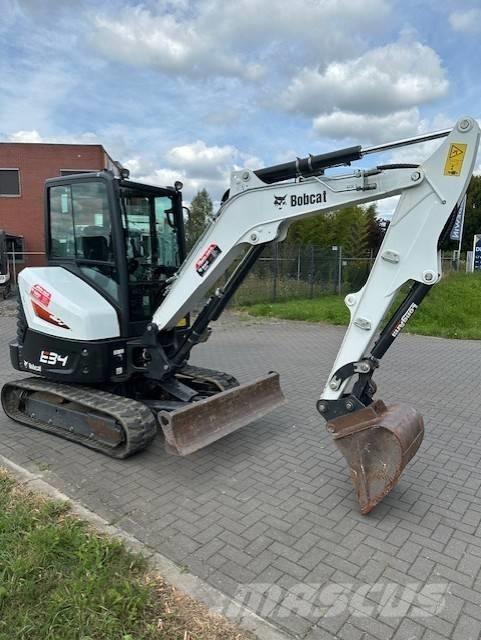 Bobcat E34 Mini ekskavatoriai < 7 t