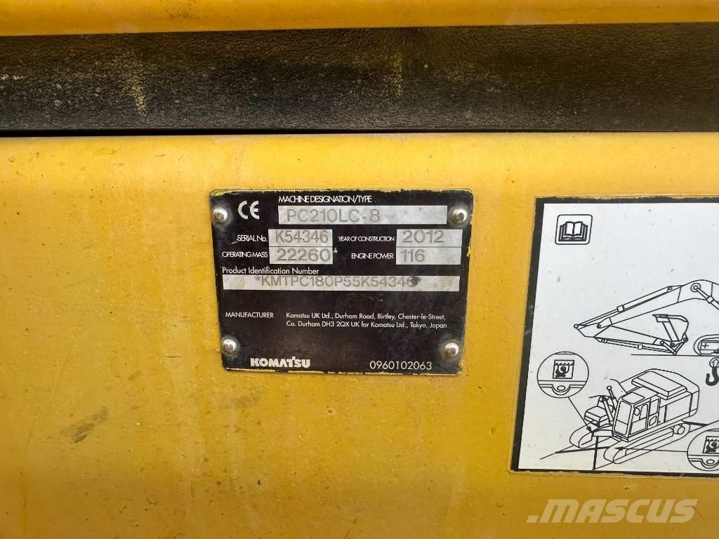 Komatsu PC 210 LC-8 Vikšriniai ekskavatoriai