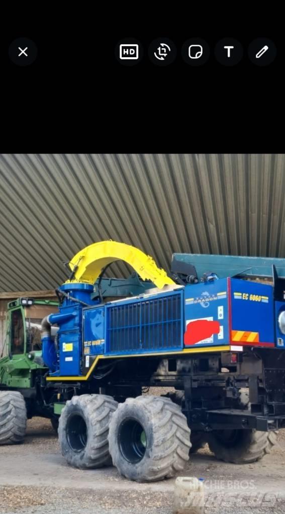 Dutch Dragon EC6060 Medienos smulkintuvai